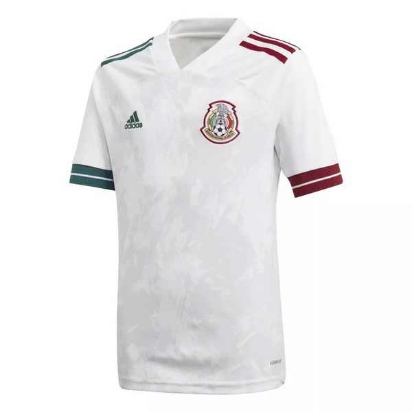 Tailandia Camiseta Mexico Segunda equipo 2020 Blanco